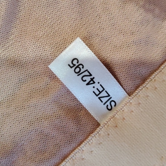 Floral Lace bra adjustable straps jewel closure 42 - Picture 7 of 8